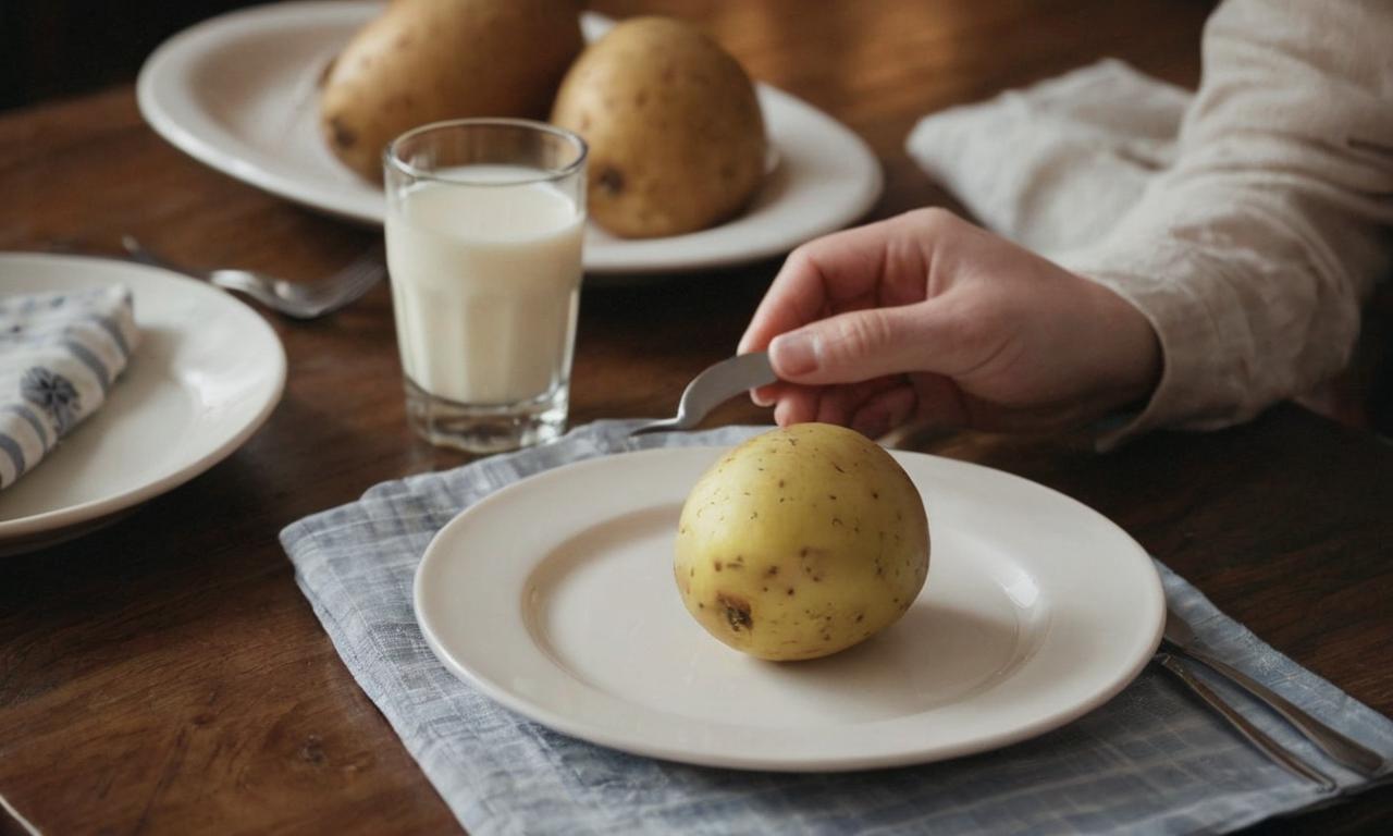 Co się stanie jak zjem surowego ziemniaka i popije mlekiem